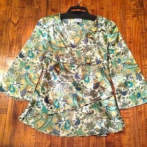 Vintage D.J. Summers Hi-Low Blouse